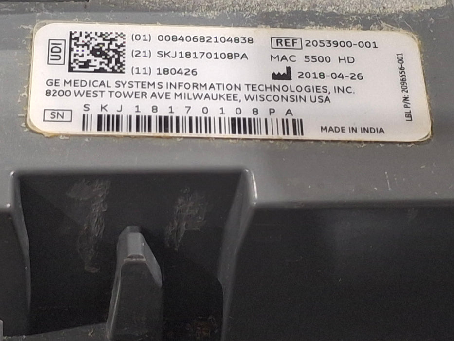 GE Healthcare MAC 5500 HD ECG with CAM Module