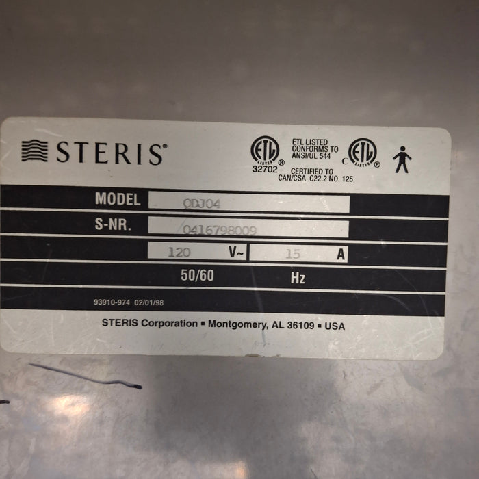 Steris QDJ04 Dual Compartment Warming Cabinet