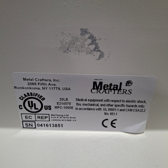 Lab Crafters MPC-1000 Mammography Table
