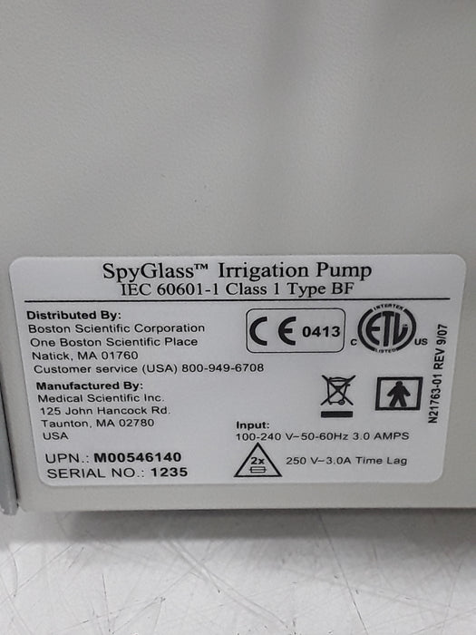 Boston Scientific SpyGlass Irrigation Pump