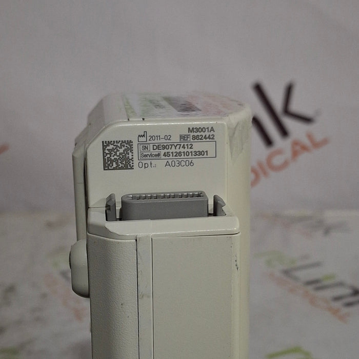 Philips M3001A-A03C06 Masimo SpO2, NIBP, ECG, Temp, IBP MMS Module