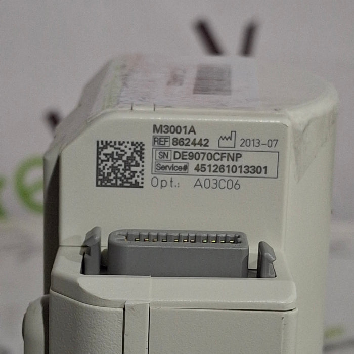 Philips M3001A-A03C06 Masimo SpO2, NIBP, ECG, Temp, IBP MMS Module