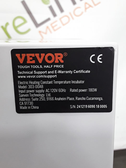 Vevor 303-00AB Incubator