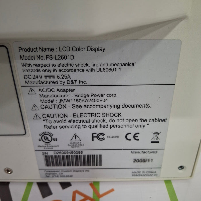 Foreseeson Custom Displays FS-L2601D 26" LCD Color Display