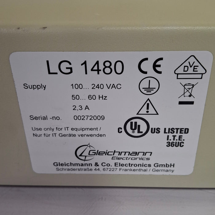 Gleichmann Electronics LG 1480 Battery Charger
