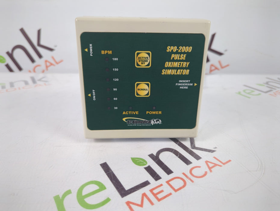BC Biomedical SPO-2000 Pulse Oximetry Simulator