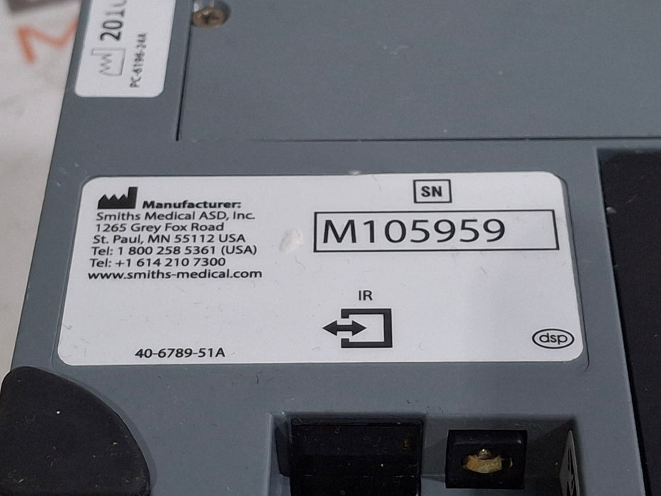 Smiths Medical Medfusion 3500 Version 6 Syringe Infusion Pump