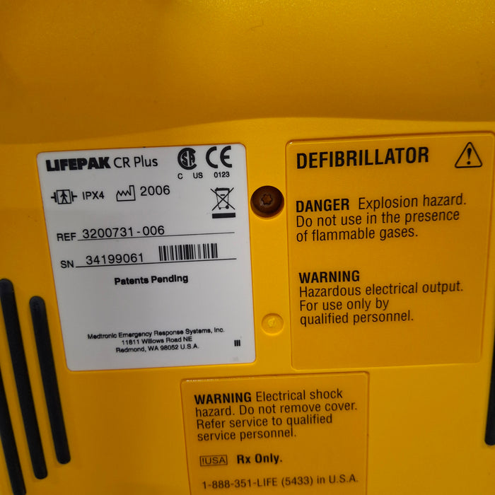 Medtronic LifePak CR Plus Defibrillator