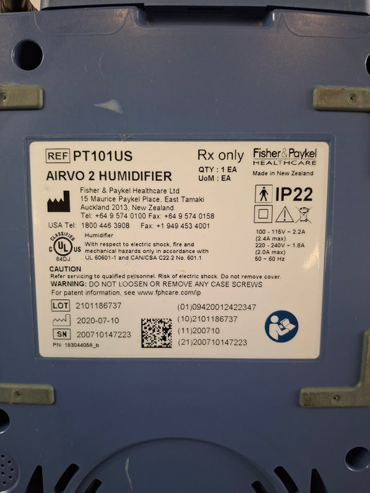 Fisher & Paykel Airvo 2 Humidified High Flow Therapy Unit