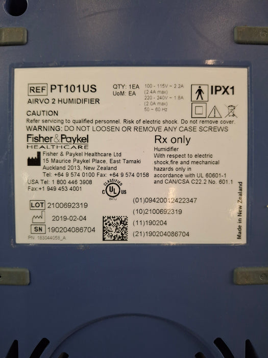 Fisher & Paykel Airvo 2 Humidified High Flow Therapy Unit