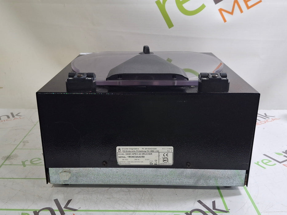 Drucker Diagnostics Dash Apex 24 Centrifuge