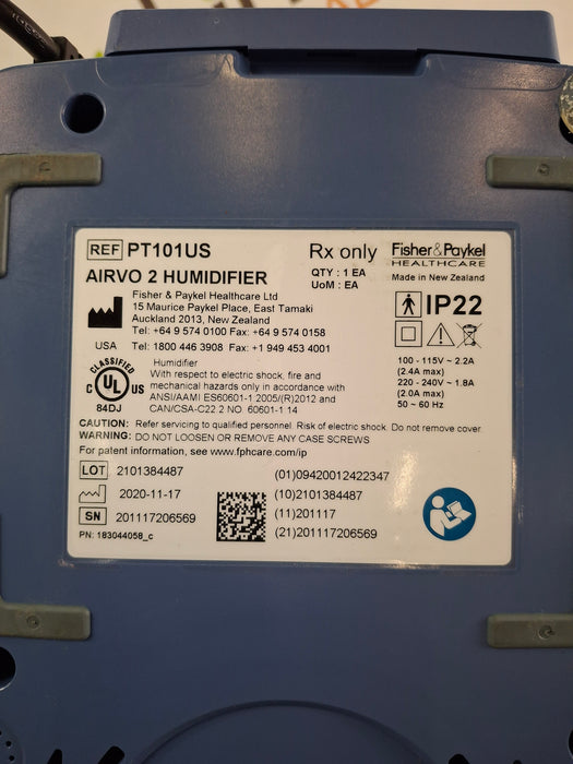 Fisher & Paykel Airvo 2 Humidified High Flow Therapy Unit