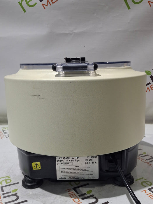 Clay Adams Dynac III Centrifuge