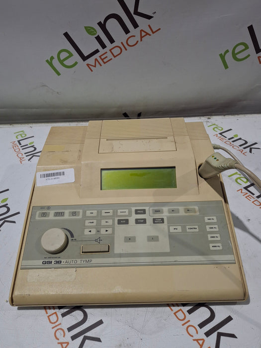 Grason Stadler GSI 38 Auto Tympanometer