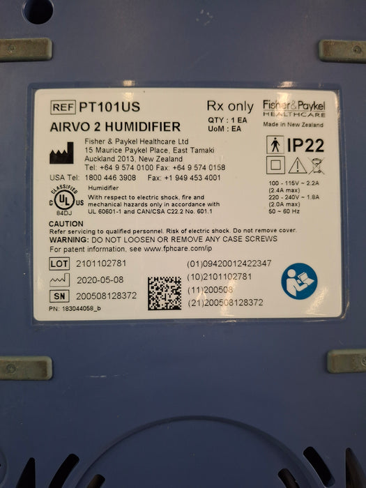 Fisher & Paykel Airvo 2 Humidified High Flow Therapy Unit