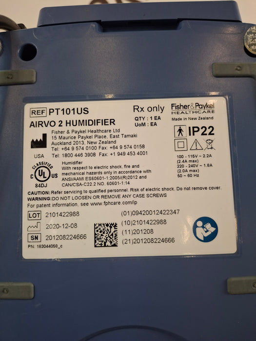 Fisher & Paykel Airvo 2 Humidified High Flow Therapy Unit