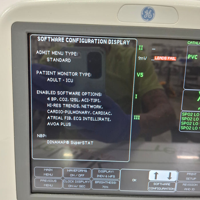 GE Healthcare Dash 4000 - GE/Nellcor SpO2 Patient Monitor