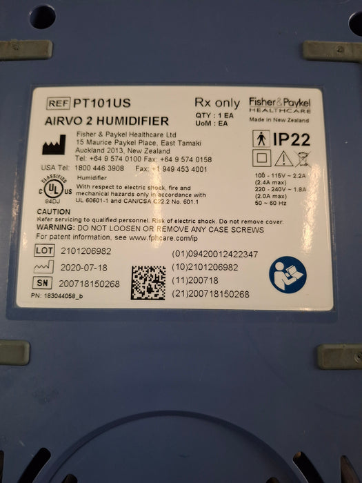 Fisher & Paykel Airvo 2 Humidified High Flow Therapy Unit