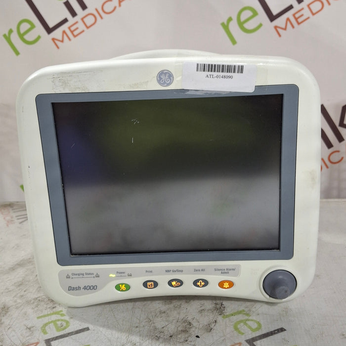 GE Healthcare Dash 4000 - GE/Nellcor SpO2 Patient Monitor