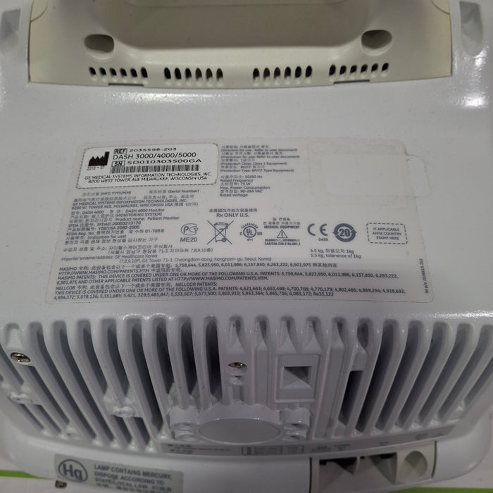 GE Healthcare Dash 4000 - GE/Nellcor SpO2 Patient Monitor