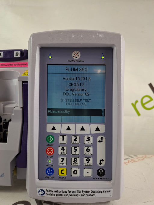 Hospira Hospira / ICU Medical Plum 360 Infusion Pump Infusion Pump reLink Online