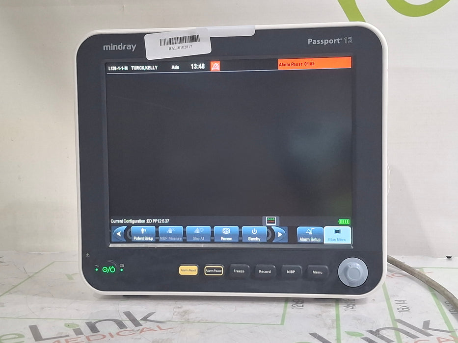 Mindray Passport 12 Patient Monitor