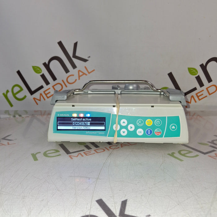 B. Braun Infusomat Space w/Pole Clamp & AC Adapter Infusion Pump