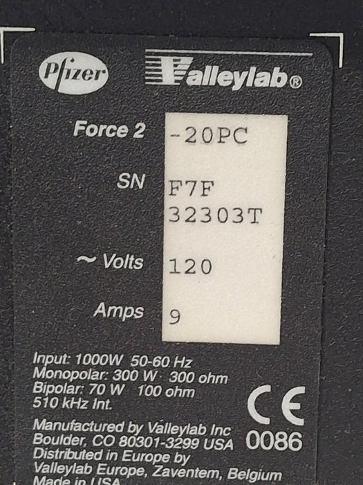 Valleylab Force 2 Electrosurgical Unit