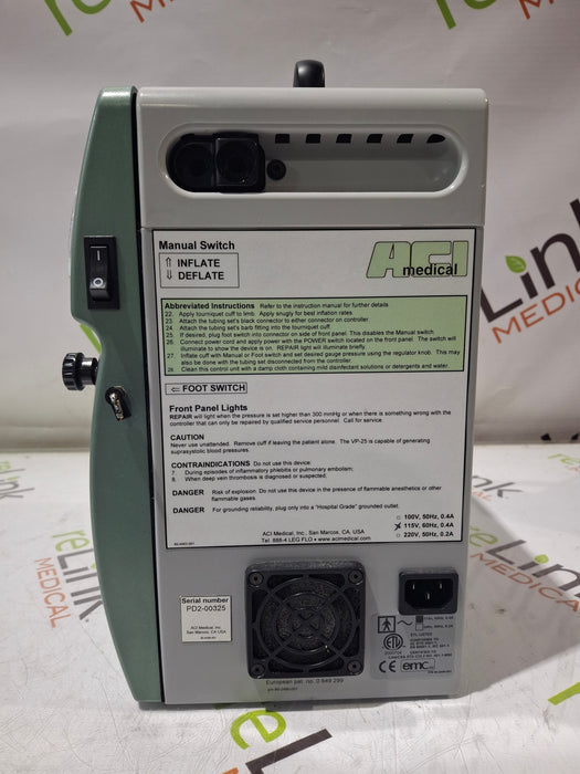 ACI Medical VenaPulse Model VP-25 Rapid Cuff Inflator/Deflator