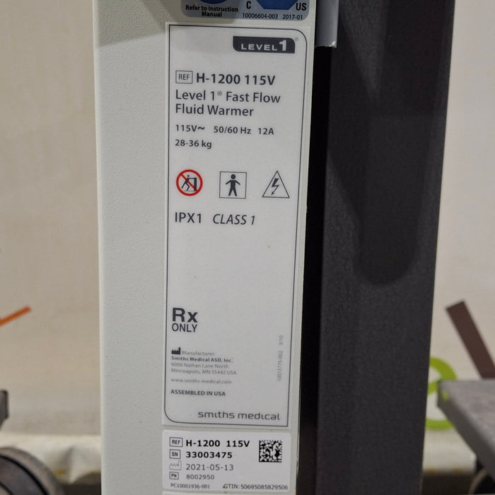 Level 1 Technologies Inc. H-1200 Fluid Warmer
