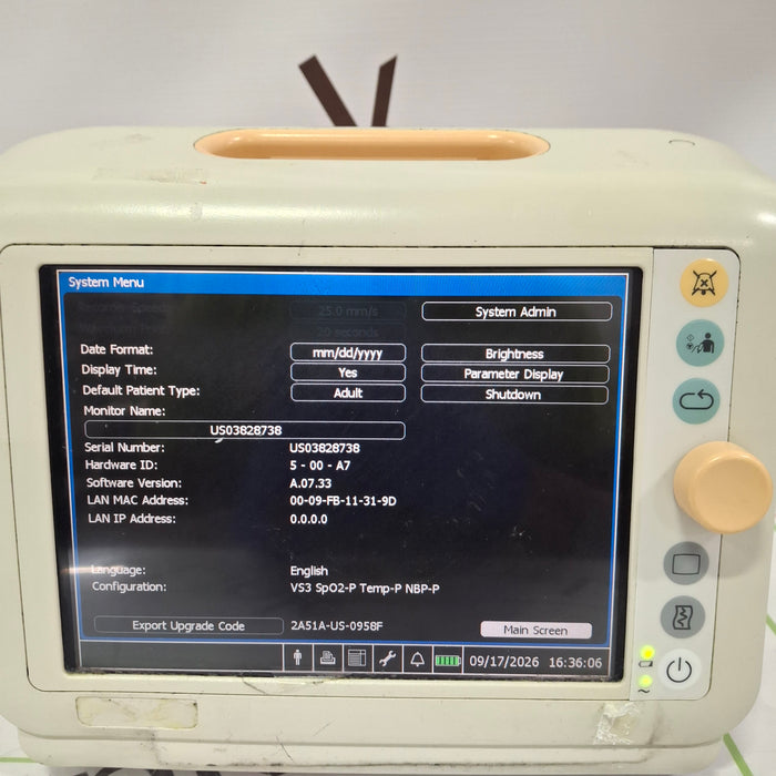 Philips Suresigns VS3 Vital Signs Monitor