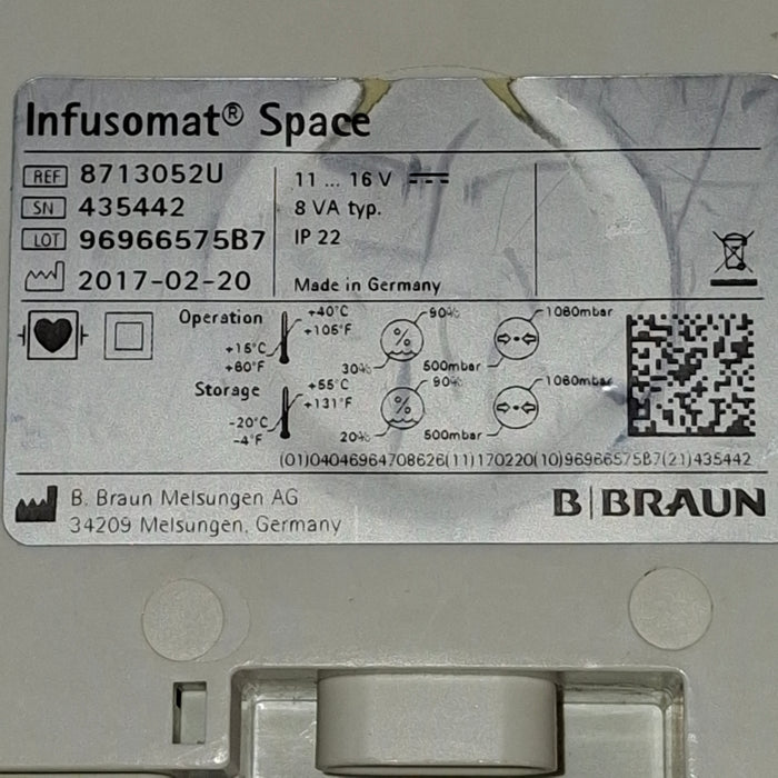 B. Braun Infusomat Space Infusion Pump