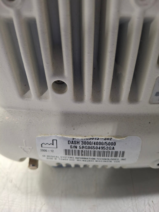 GE Healthcare Dash 5000 - Masimo SpO2 Patient Monitor