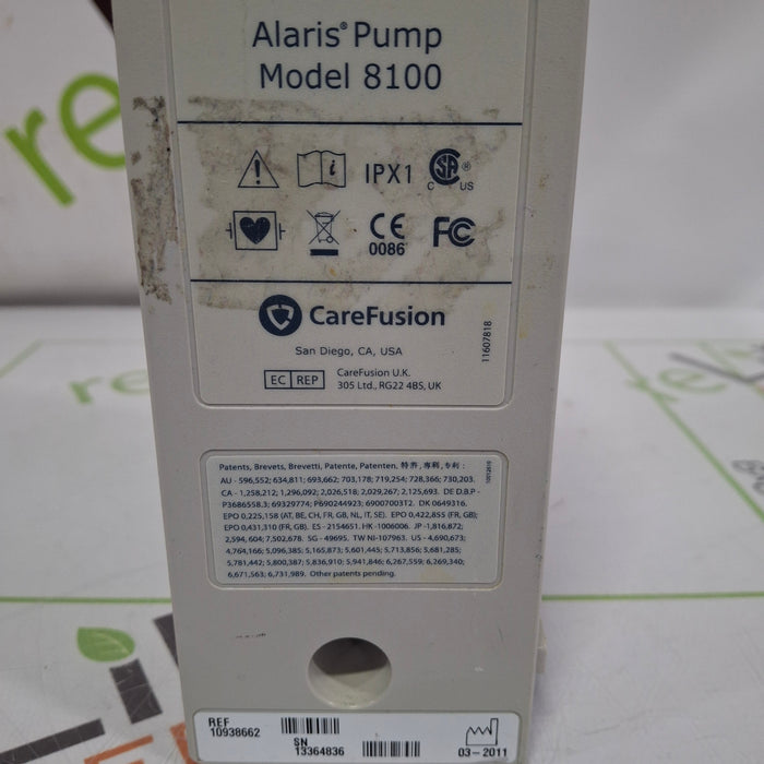 CareFusion Alaris 8100 LVP Infusion Pump Module