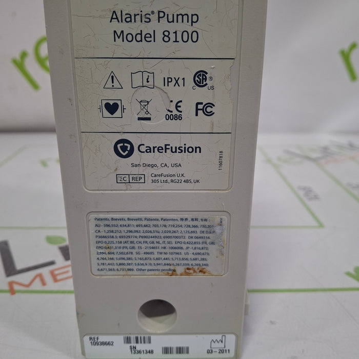 CareFusion Alaris 8100 LVP Infusion Pump Module