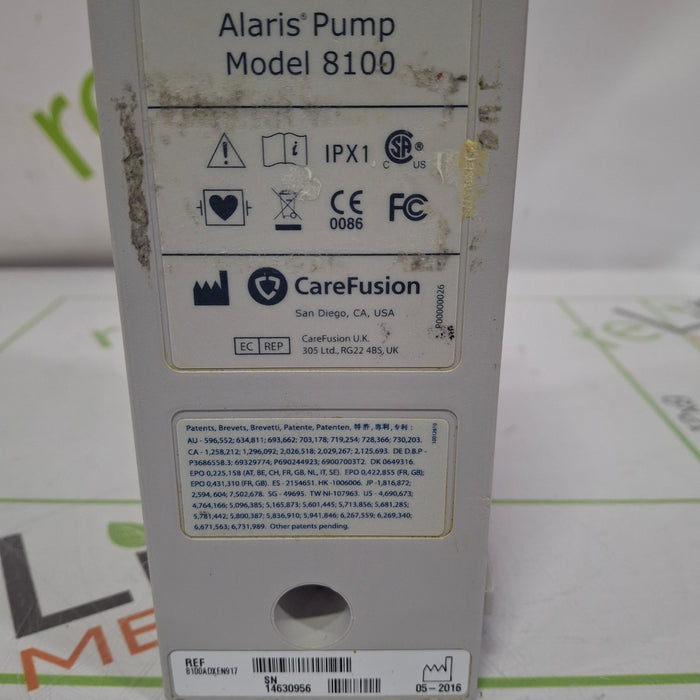CareFusion Alaris 8100 LVP Infusion Pump Module