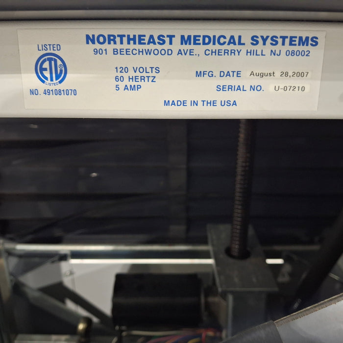 Northeast Medical Systems Imaging Procedure Table