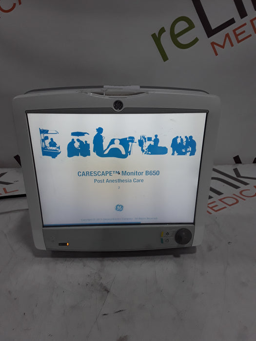 GE Healthcare Carescape B650 Post Anesthesia Care Patient Monitor