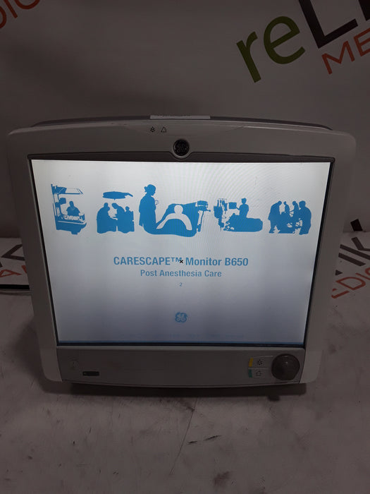 GE Healthcare Carescape B650 Post Anesthesia Care Patient Monitor