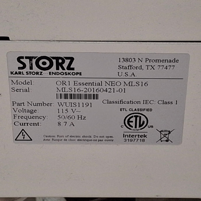 Karl Storz OR1 Essential NEO LLS System