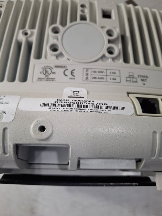 GE Healthcare Dash 4000 - Masimo SpO2 Patient Monitor