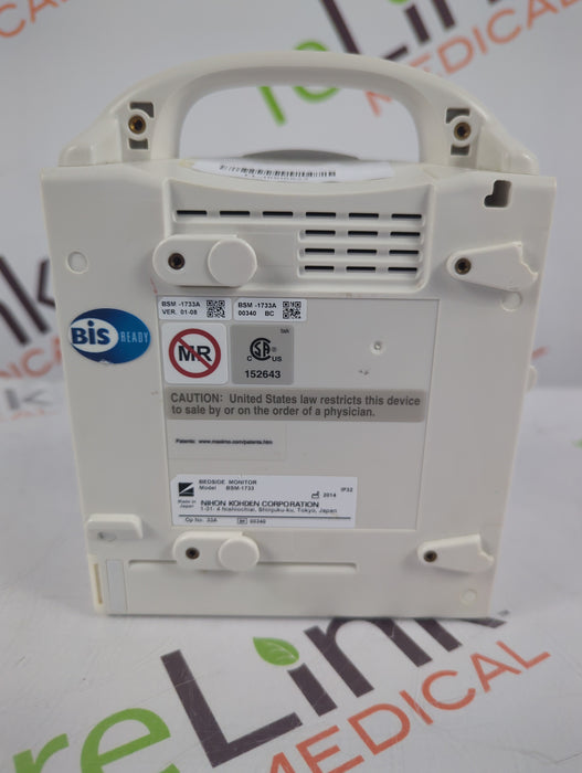 Nihon Kohden BSM-1733 Life Scope PT Transport Patient Monitor
