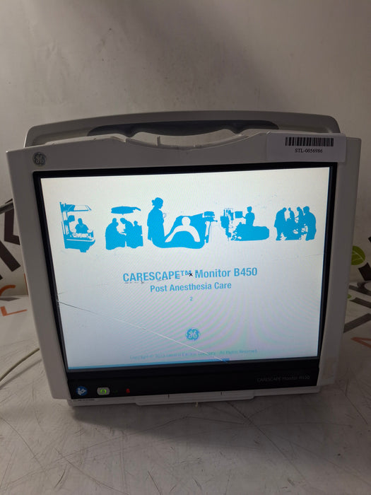 GE Healthcare Carescape B450 Post Anesthesia Care Patient Monitor