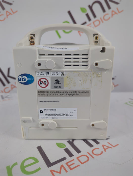 Nihon Kohden BSM-1733 Life Scope PT Transport Patient Monitor