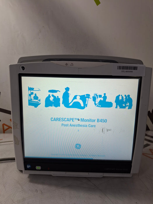 GE Healthcare Carescape B450 Post Anesthesia Care Patient Monitor