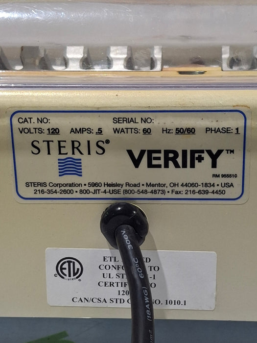 Steris Verify Incubator