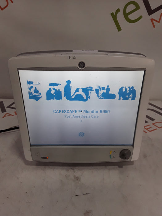 GE Healthcare Carescape B650 Post Anesthesia Care Patient Monitor