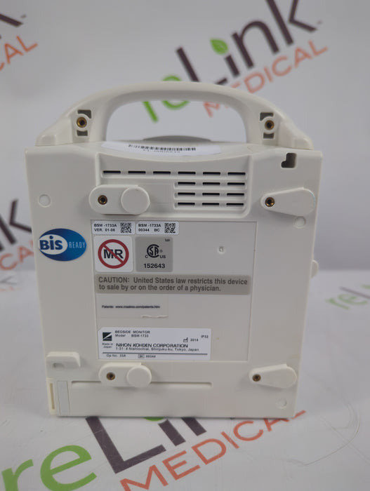 Nihon Kohden BSM-1733 Life Scope PT Transport Patient Monitor
