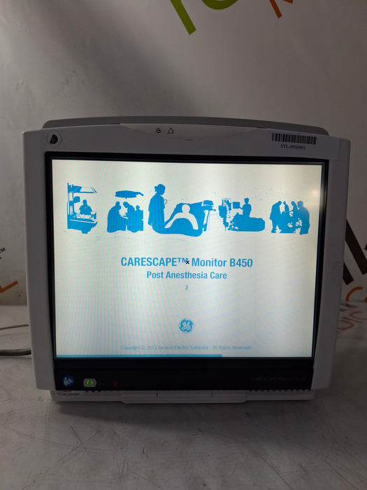 GE Healthcare Carescape B450 Post Anesthesia Care Patient Monitor