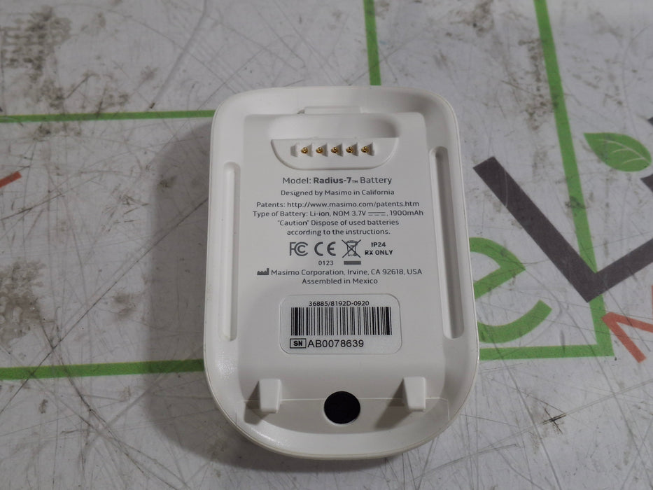 Masimo Radius 7 Battery